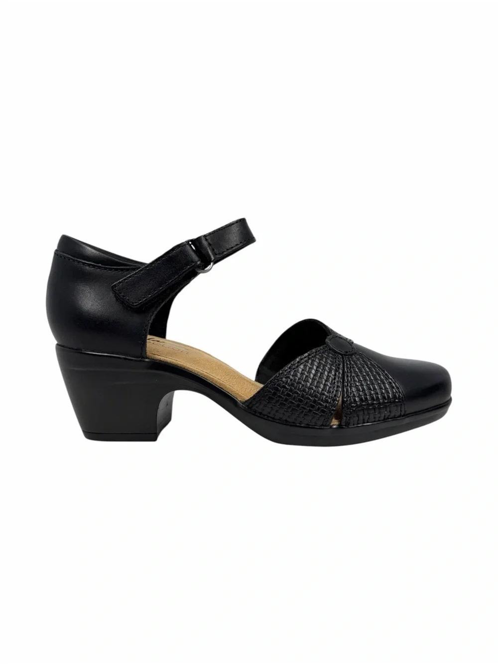 Clarks Emily Rae Pumps Black Leather Size 5M - Picture 2 of 16